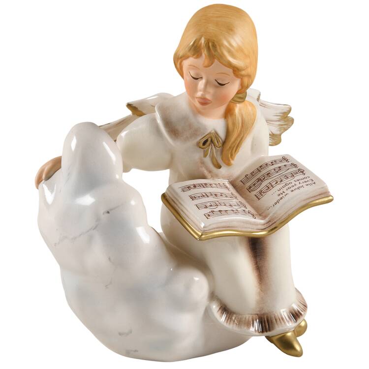 Christmas Figurines & Giftware Blonde Angel On Cloud - Boxed