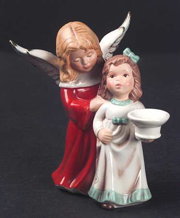Christmas Figurines & Giftware Guardian Angel-Red-Cns - No Box