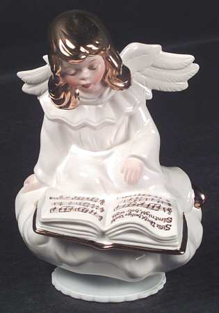 Christmas Figurines & Giftware Musical Angel-Silent Night - Boxed