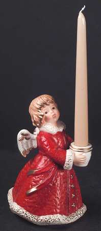 Christmas Figurines & Giftware Baroque Angel-Red-Cns - Boxed