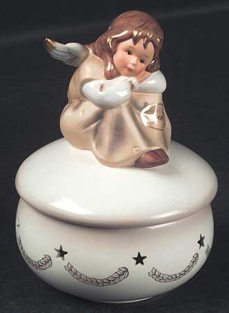 Christmas Figurines & Giftware Sitting Angel Box - No Box