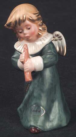 Christmas Figurines & Giftware Angel With Flute - Boxed