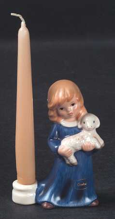 Christmas Figurines & Giftware Angel W/ Lamb - No Box