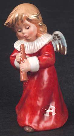 Christmas Figurines & Giftware Angel With Flute - Boxed