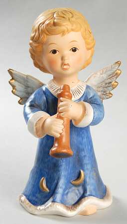 Christmas Figurines & Giftware Angel With Flute - No Box