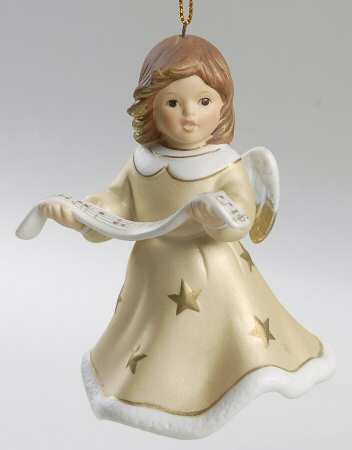 Angel Christmas Bell Angel With Music - No Box