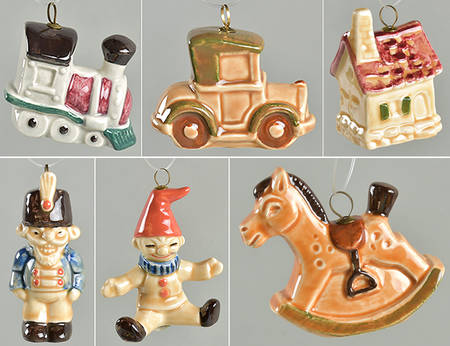 Goebel Christmas Ornament Set Of 6 Mini Ornaments, Vol4 - Boxed