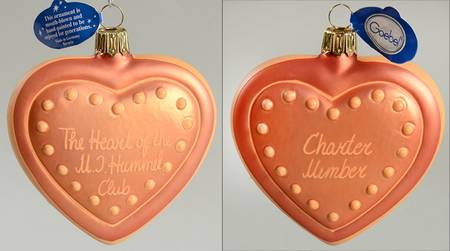 Goebel Christmas Ornament The Heart Of The M. I. Hummel Club-Blown - No Box