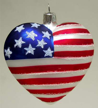 Goebel Christmas Ornament Pride & Spirit-Blown Glass - No Box