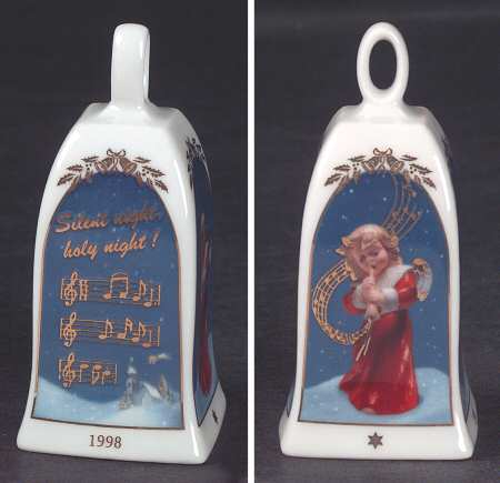 Goebel Christmas Ornament 1998 Annual Bell Ornament - Boxed