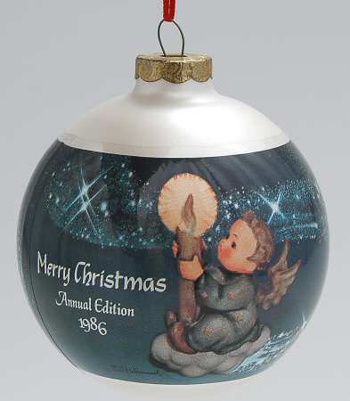 Goebel Christmas Ornament 1986 Christmas Ball - Boxed