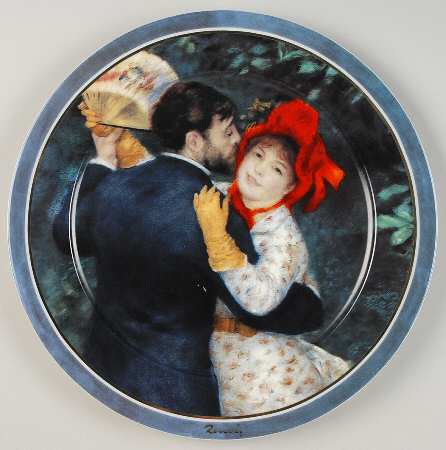 Artis Orbis-Renoir Dance In The Countryside-Plate - No Box