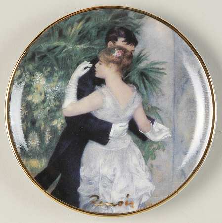 Artis Orbis-Renoir Dance In The City Mini Plate - No Box