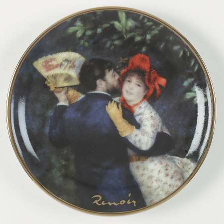 Artis Orbis-Renoir Dance In The Country-Mini Plate - Boxed