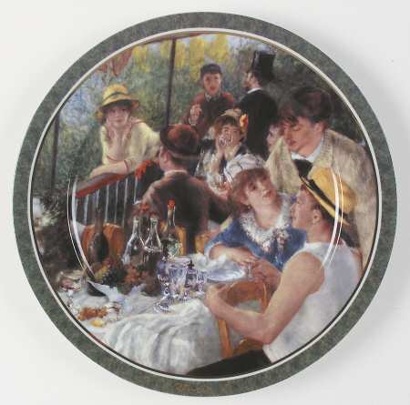 Artis Orbis-Renoir Breakfast W/ Boatmen-Plate - No Box