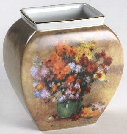 Artis Orbis-Renoir Chrysanthemums-Vase - Boxed