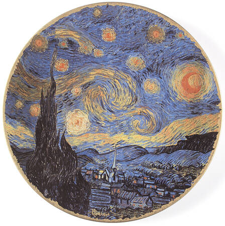 Artis Orbis-Van Gogh Starry Night-Plate - Boxed