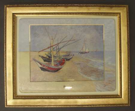 Artis Orbis-Van Gogh Fishing Boats On The Beach-Picture - No Box