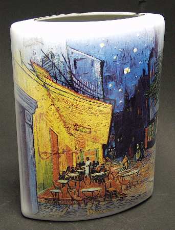 Artis Orbis-Van Gogh Cafe At Night-Vase - Boxed