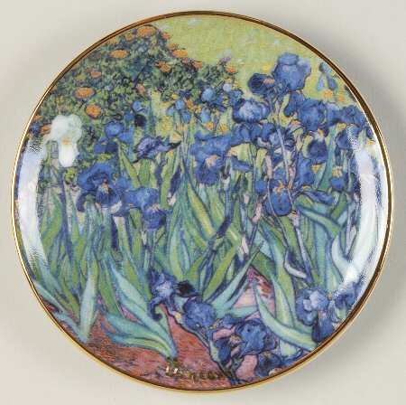 Artis Orbis-Van Gogh Iris Mini Plate - No Box