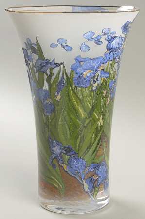 Artis Orbis-Van Gogh Iris Glass Vase - No Box