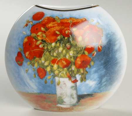 Artis Orbis-Van Gogh Poppies Vase - Boxed