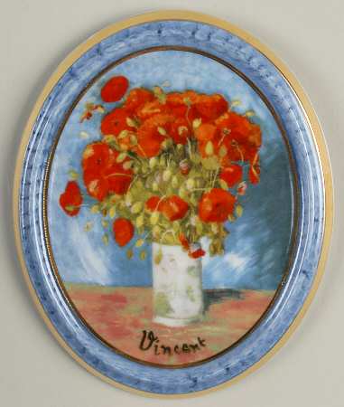 Artis Orbis-Van Gogh Poppies Oval Picture - Boxed