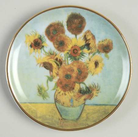 Artis Orbis-Van Gogh Sunflowers Mini Plate - Boxed