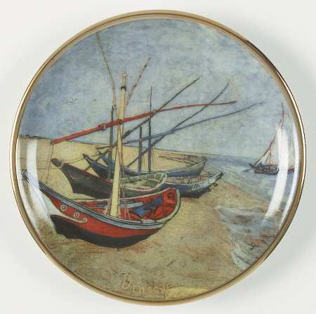 Artis Orbis-Van Gogh The Boats-Mini Plate - No Box