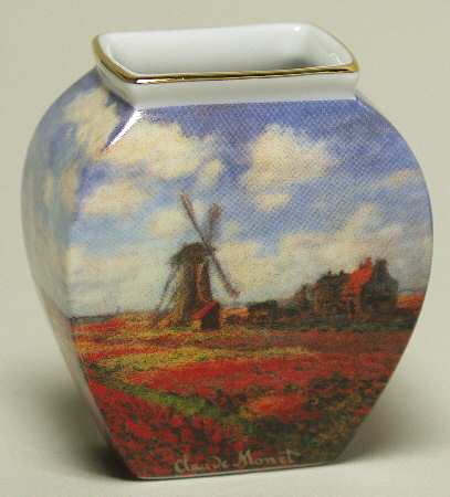 Artis Orbis-Monet Field Of Tulips Mini Vase - Boxed