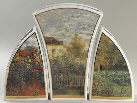 Artis Orbis-Monet Artist's House-3 Pc Vase - No Box