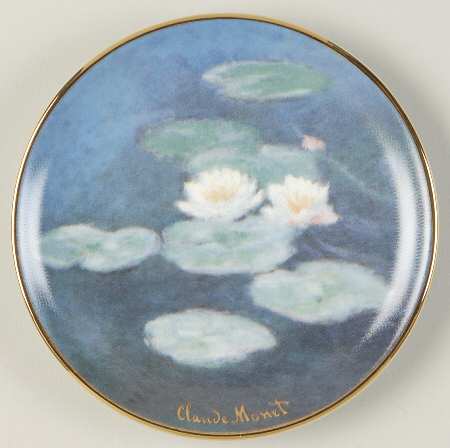 Artis Orbis-Monet Evening Flowers Mini Plate - No Box