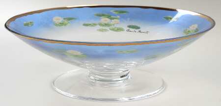 Artis Orbis-Monet Evening Flowers Glass Bowl - Boxed
