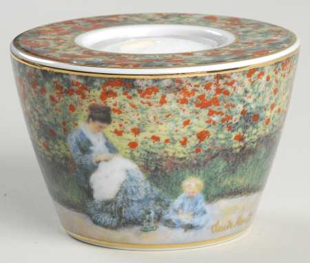 Artis Orbis-Monet Camille Monet With Child Candleholder - Boxed