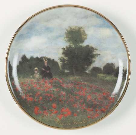 Artis Orbis-Monet Field Of Poppies-Mini Plate - Boxed