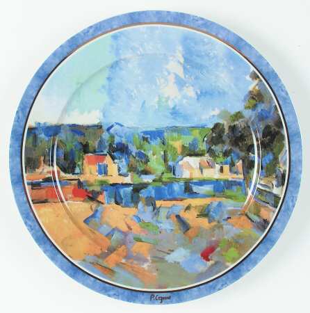 Artis Orbis-Cezanne Landscape-River Passage-Plate - No Box