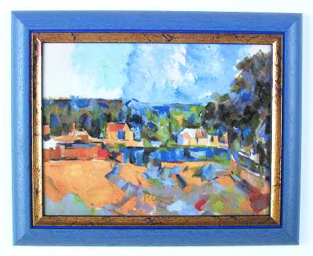 Artis Orbis-Cezanne Landscape-River Passage-Large Picture - Boxed