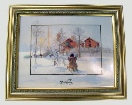 Artis Orbis-Larsson Brita With Sled-Large Picture - No Box