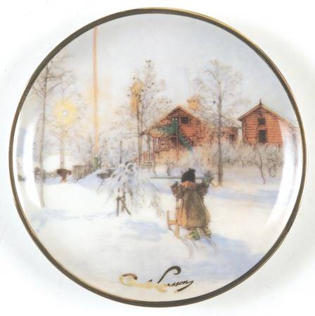 Artis Orbis-Larsson Brita With Sled Mini Plate - Boxed