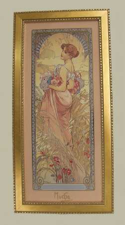 Artis Orbis- Alphonse Mucha Four Seasons-Summer-Picture - Boxed
