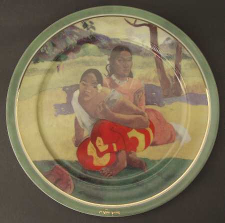 Artis Orbis-Gauguin Two Tahitians-Plate - No Box