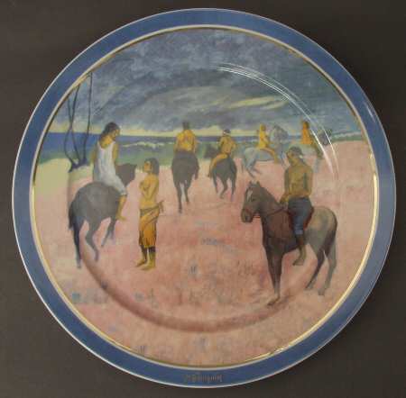 Artis Orbis-Gauguin Rider On The Beach-Plate - Boxed