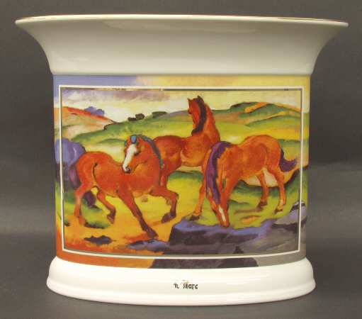 Artis Orbis-Marc Weidende Pferde/Grazing Horses-Vase - Boxed