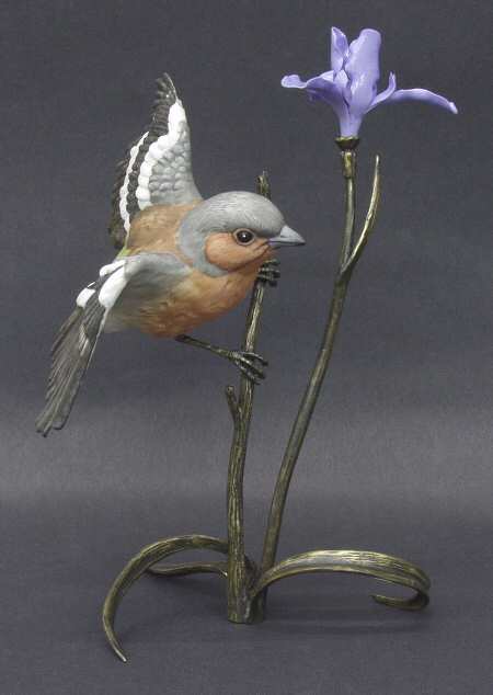 Bronze Bird Figurines Chaffinch - No Box