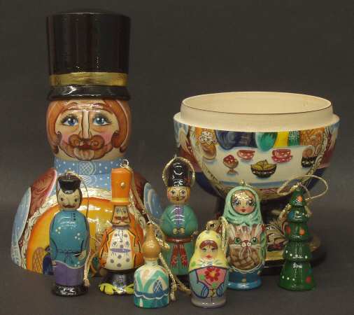 Matryoshka Doll & Ornaments Marry Wedding - No Box