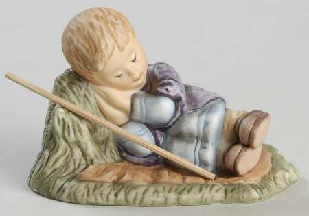 Berta Hummel Miniature Nativity Sleeping Shepherd - No Box