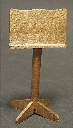 Hummel Figurine Accessories Stained Wood Music Stand - Boxed