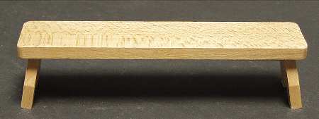 Hummel Figurine Accessories Natural Wood Beer Bench - Boxed