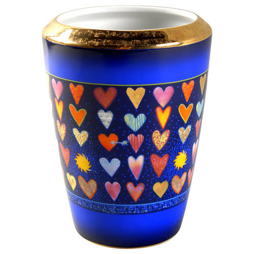 Artis Orbis - Maria Love Hearts-Vase Blue - Boxed