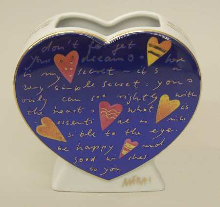 Artis Orbis - Maria Love Hearts-Vase Blue - Boxed